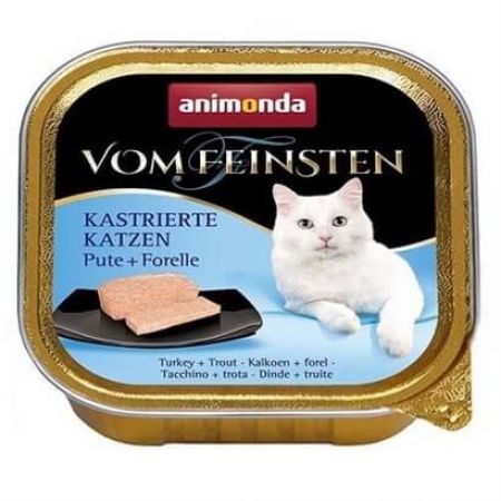 Animonda Hindi+Alabalıklı Kısırlaştırılmış Kedi Konservesi 100 Gr