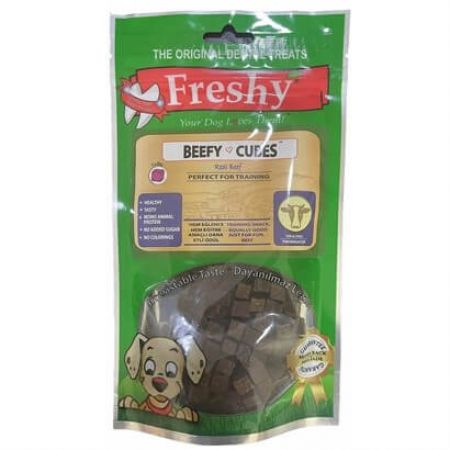 Freshy Beefy Cubes Biftekli Küpler Köpek Ödülü