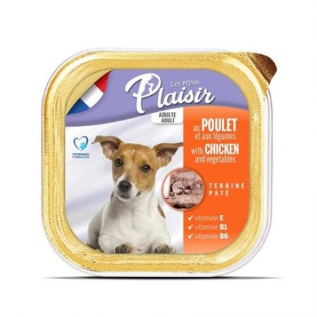 PLAISIR Tavuklu Ezme Köpek Konservesi 150 gr