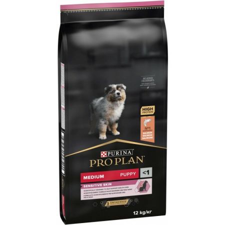 Proplan Medium Sensitive Skin Somonlu Yavru Köpek Mamas 12 Kg