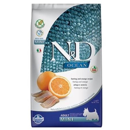 N-D Ocean Ringa Balık Portakal Adult Mini 2.5 Kg Köpek Maması