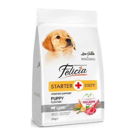 Felicia Hipoalerjenik Az Tahıllı Kuzu Etli Küçük Irk Yavru Köpek Maması 3 kg