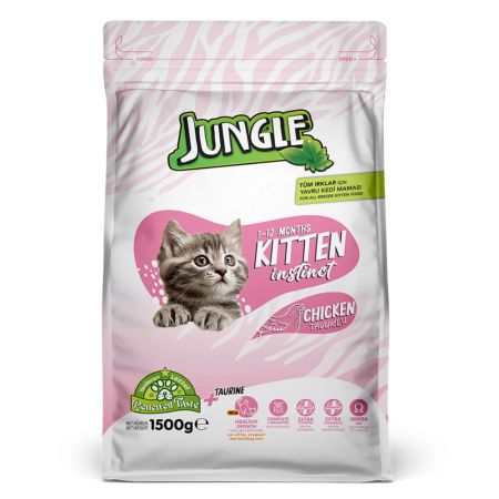 Jungle Tavuklu Yavru Kedi Maması 1,5 kg