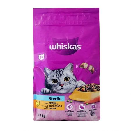 Whiskas Steriled Kısırlaştırılmış Kedi Maması 1,4 Kg