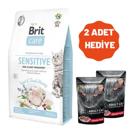 Brit Care Tahılsız Gıda Alerjisi Önleyici Kedi Maması 2 Kg