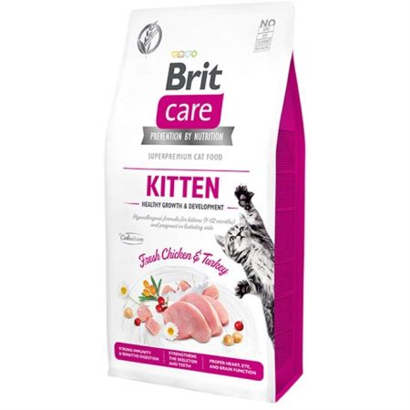 Brit Care Tavuklu Hindili Yavru Kedi Maması 7 Kg