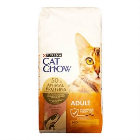 Cat Chow Somon Balıklı Yetişkin Kuru Kedi Maması 15 Kg