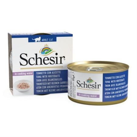 Schesir Ton Ve Ringa Balıklı Pirinçli Yaş Kedi Maması 85 Gr