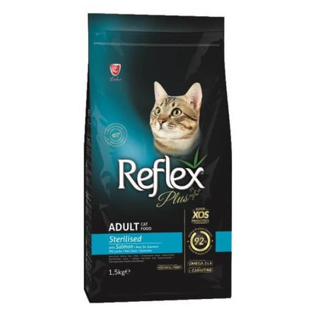 Reflex Plus Somonlu Kısırlaştırılmış Kedi Maması 8 kg