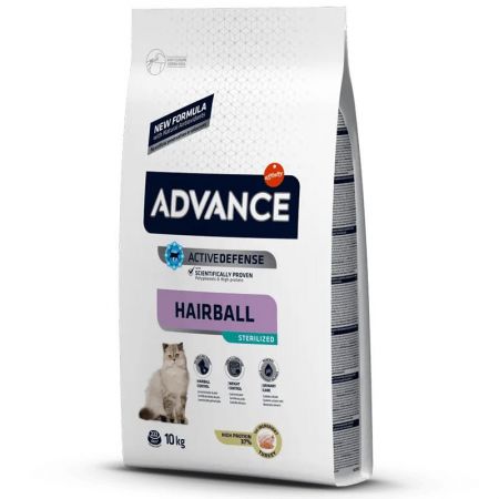 Advance Hairball Tüy Yumağı Önleyen Hindili Kısır Kedi Maması 10 Kg