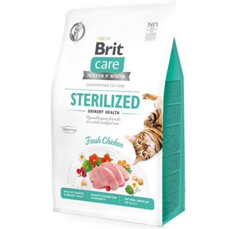 Brit Care Hipoalerjenik Sterilized Urinary Tahılsız Tavuklu Kısırlaştırılmış Kedi Maması 7 Kg