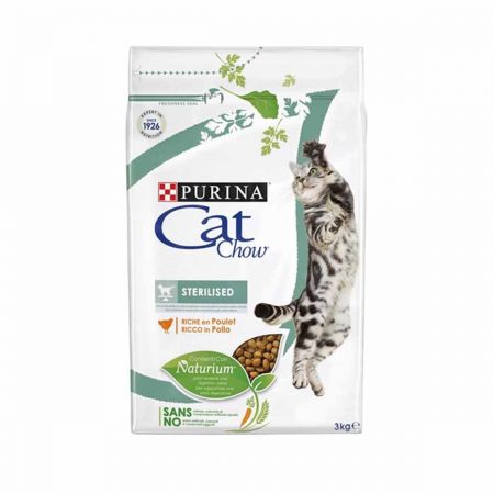 Cat Chow Tavuklu Kısırlaştırılmış Kedi Maması 3Kg