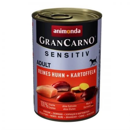 Animonda Gran Carno Sensitiv Tavuklu Patatesli Köpek Konservesi 400 Gr