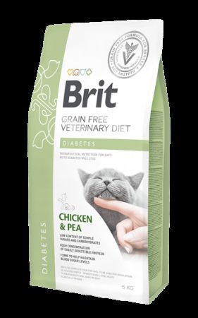 Brit Veterinary Diet Diabetes Diyabet Hastalığı olan Kediler için Tahılsız Kedi Maması 2kg