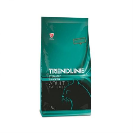 Trendline Kısırlaştırılmış Tavuklu Yetişkin Kedi Maması 15 kg