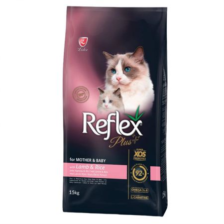 Reflex Plus Anne ve Bebek Kuzulu Kedi Maması 15 kg