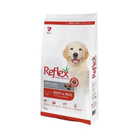 Reflex Biftekli ve Pirinçli Yavru Köpek Maması 15 kg