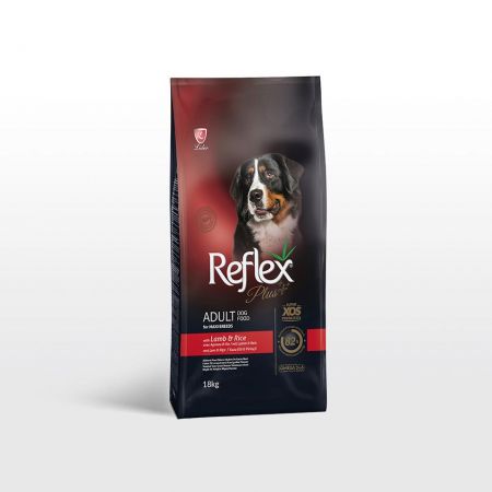 Reflex Kuzu Etli & Pirinçli Büyük Irk Yetişkin Köpek Maması 18 Kg