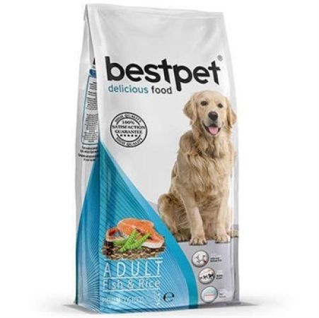 Bestpet Balık ve Pirinçli Yetişkin Köpek Maması 15 Kg