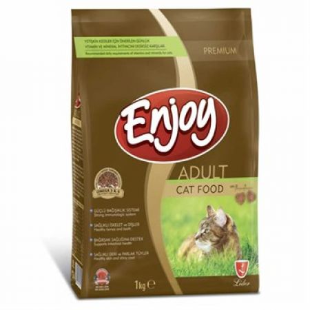 Enjoy Tavuklu Yetişkin Kedi Maması 1 KG