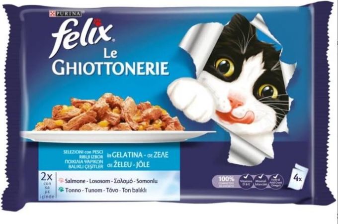 Felix Somon Ve Ton Balıklı Kedi Konservesi 4 Lü