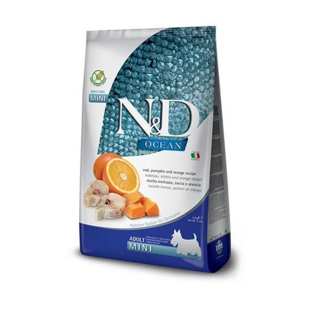 N&D Morina Balıklı ve Portakallı Küçük Irk Köpek Maması 2,5 kg