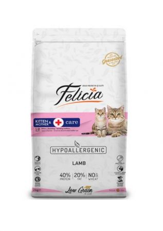 Felicia Mother / Kitten Düşük Tahıllı Yavru Kuzu Etli Kedi Maması 2 kg