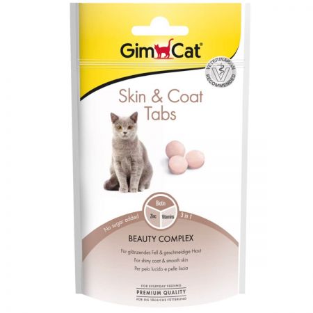 Gimcat Skin Coat Tabs Deri Tüy Bakımı Kedi Ödülü 40 gr
