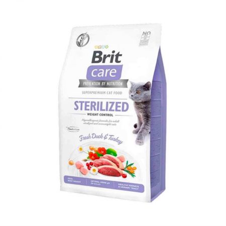 Brit Care Ördek ve Hindi Etli Kısır Kedi Maması 2 kg