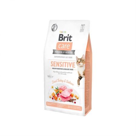 Brit Care Sensitive Hassas Somonlu Kedi Maması 2 kg