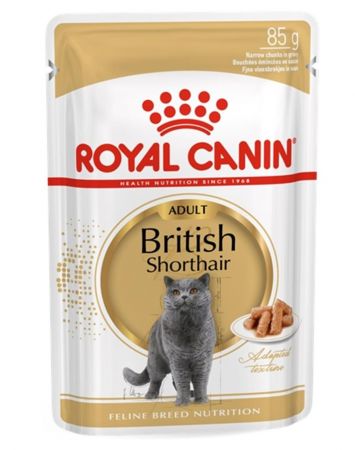 Royal Canin British Shorthair Yaş Mama Pouch 85gr