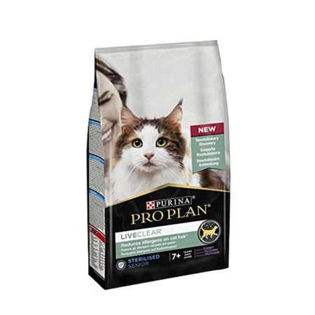 Pro Plan Liveclear 7+ Sterilised Hindili Kısırlaştırılmış Kedi Maması 1.4 kg