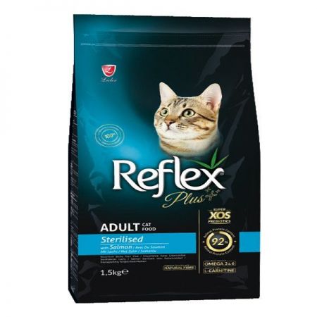 Reflex Plus Somonlu Kısırlaştırılmış Yetişkin Kedi Maması 1.5 Kg