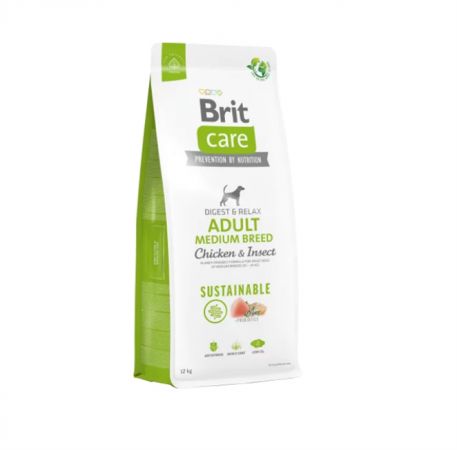 Brit Care Sustainable Medium Breed Böcekli Tavuklu Orta Irk Köpek Maması 12 Kg