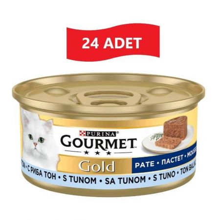Gourmet Gold Kıyılmış Ton Balıklı Kedi Konservesi 24x85gr