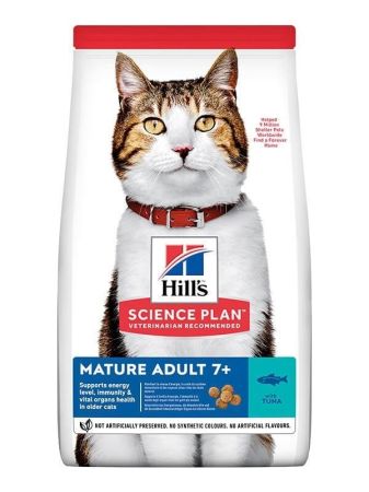Hill's Science Plan Mature +7 Ton Balıklı Yaşlı Kedi Maması 1.5 kg