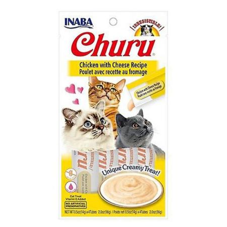 Ciao Churu Tavuklu ve Peynirli Kedi Ödül Kreması 4x14 gr