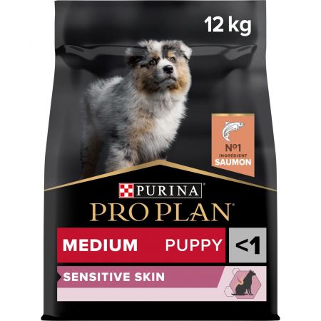 Pro Plan Puppy Medium Sensitive Skin Somonlu Orta Irk Yavru Köpek Maması 12kg
