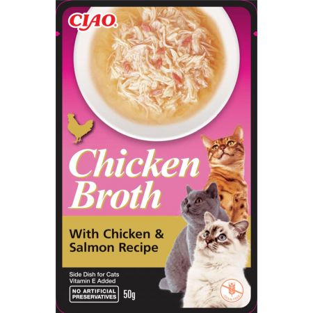 Chicken Broth Tavuk Sulu ve Somonlu Kedi Çorbası 50 Gr