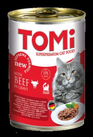 Tomi Sığır Etli Yetişkin Kedi Konservesi 400 Gr