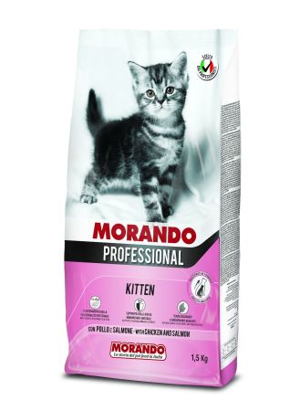 Morando Tavuklu&somonlu Yavru Kedi Maması 1.5kg