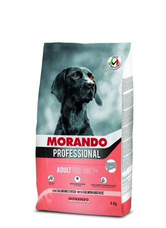 Morando Somon&Pirinç 7+ Yaş Yetişkin Köpek Maması 4kg