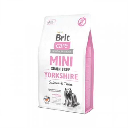 Brit Care Mini Yorkshire Somonlu Tahılsız Yetişkin Köpek Maması 2 KG