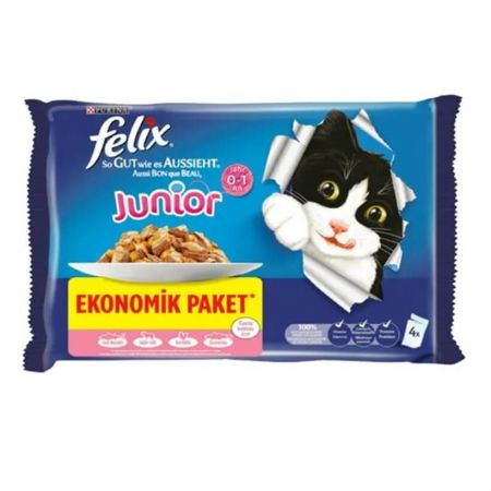 Felix Yavru Kedi Avantajlı Paket 4x85 Gr
