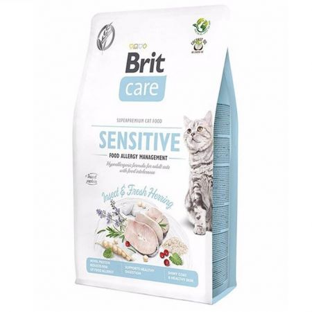 Brit Care Tahılsız Anti Allergenic Böcekli Kedi Maması 2 kg