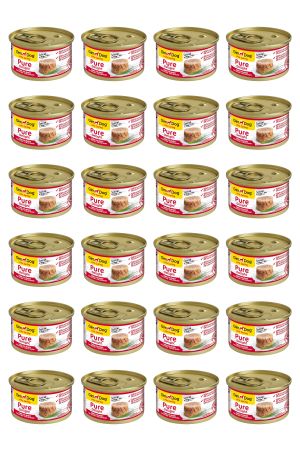 GimDog Konserve Köpek Maması - Tuna Balıklı Biftekli 85grX24AD