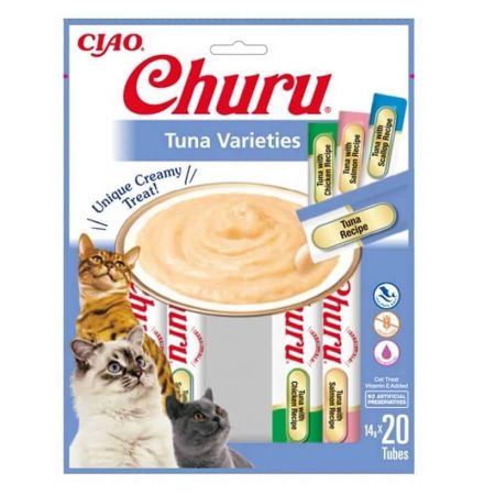 Churu Cream Ton Balığı Çeşitleri Kedi Ödül Kreması 20 x 14 Gr