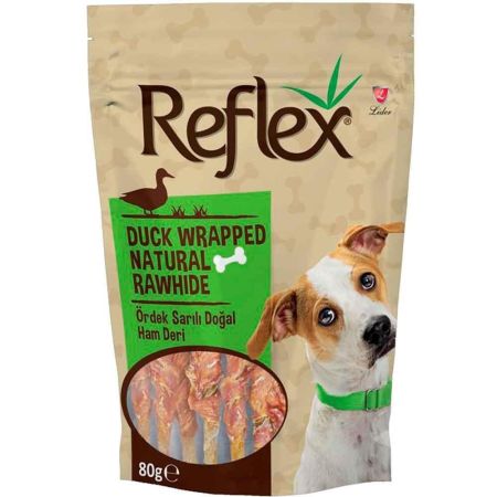 Reflex Ördek Etli Natural Kemik Köpek Ödül Maması 80 G