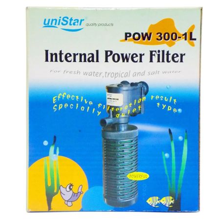 Unistar Pow 300-1l Akvaryum İç Filtresi 500 L/h
