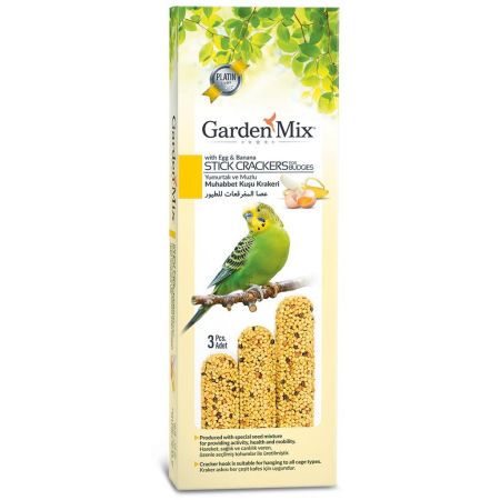 Garden Mix Muzlu ve Yumurtalı Muhabbet Kuş Krakeri 3 Adet